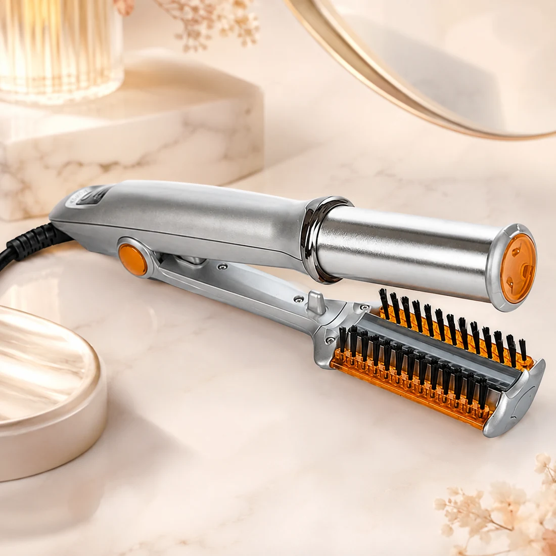 Hair Style in dettaglio su piano beauty